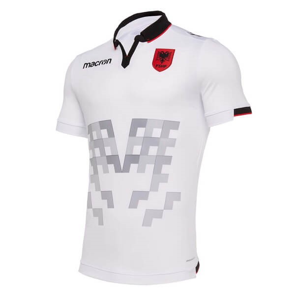 Maillot Football Albanie Exterieur 2019 Blanc